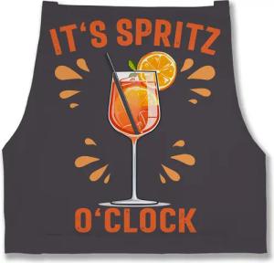 Shirtracer Kochschürze Its Spritz o Clock
