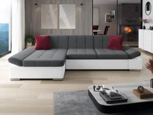 MIRJAN24 Ecksofa Montana, mit Regulierbare Armlehnen,