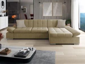 MIRJAN24 Ecksofa Malwi, mit Schlaffunktion und