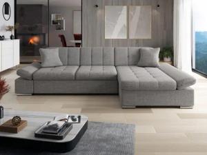 MIRJAN24 Ecksofa Montana, mit Regulierbare Armlehnen,