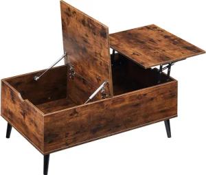 Ofcasa Couchtisch Sofatisch höhenverstellbarer (1 Tisch),