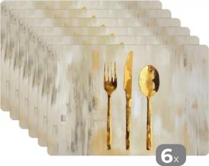 MuchoWow Platzset Farbe - Gold -