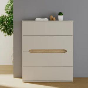 FORTE Hochkommode, B/H/T 95,1/114,7/41,5 cm Hochkommode ohne Griffe