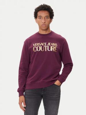 Versace Jeans Couture Sweatshirt 79GAIT05 Violett Regular Fit