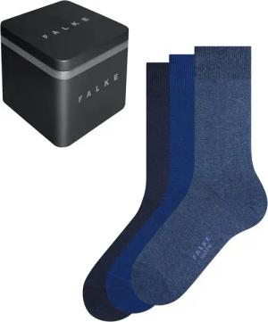 Falke Happy Socken 3 Paar Blau - Größe 39-42