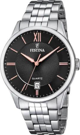 Festina F20425/6 Klassik Herrenuhr 43mm 5ATM