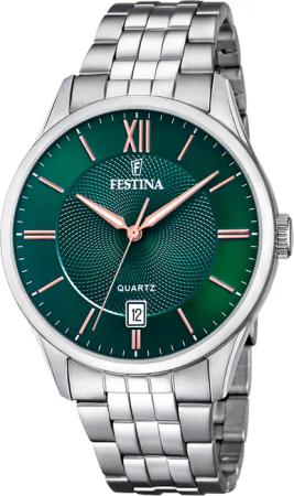 Festina F20425/7 Klassik Herrenuhr 43mm 5ATM