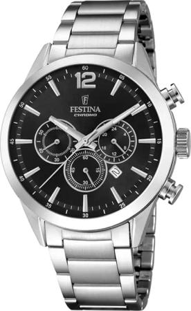 Festina F20343/8 Timeless Chronograph Herrenuhr 43mm 10ATM