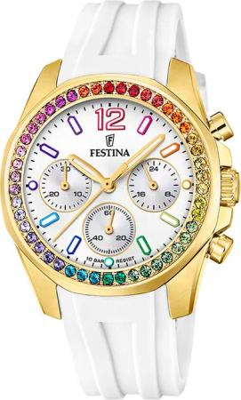 Festina F20650/2 Damenuhr Chronograph 38 mm