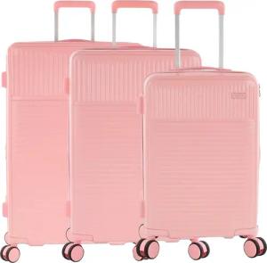 Heys Pastel - 4-Rollen-Trolley Set 3tlg. erw. (blush)