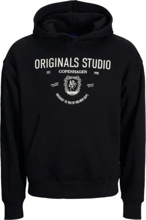 Jack & Jones Softer Hoodie mit Label-Print auf Frontseite