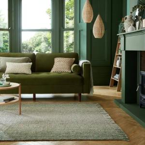 FLAIR RUGS Teppich Jute Ombre, rechteckig,