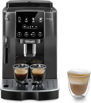 DeLonghi Kaffeevollautomat "Magnifica Start ECAM220.22.GB - Kaffeeerlebnis auf Knopfdruck, schwarz", Intuitives Bedienfeld, manuelle Milchaufschäumdüse, Aroma-Funktion
