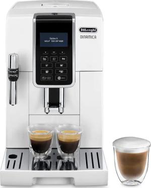 DeLonghi Kaffeevollautomat "Dinamica ECAM350.35.SB - 4 Rezepte, Direktwahltasten & My-Funktion", Intuitives Bedienfeld, manuelle Dampflanze, Aroma-Funktion