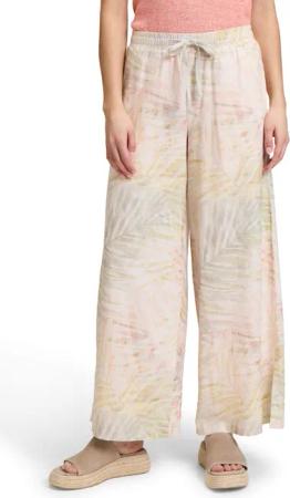 Cartoon Leinenhose "Cartoon Damen Leinenhose mit Aufdruck", Form