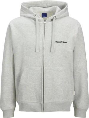 Jack & Jones Herren Hoodie Kapuzenpullover JORNORREBRO EMB SWEAT ZIP HOOD - Relaxed Fit