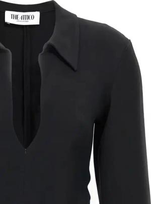 The Attico - Mini Polo Dress - Größe 40 - schwarz