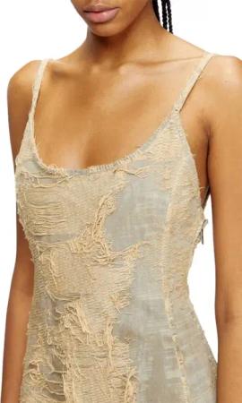 Diesel - De-Vera Fsg Fitted Dress - Größe M - beige