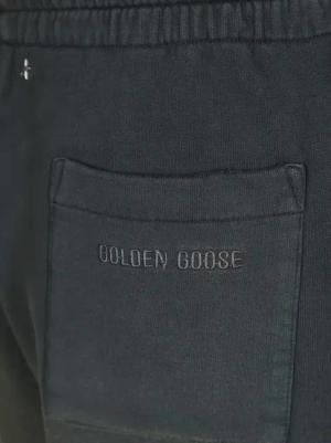 Golden Goose - Relaxed Gradient Black Sweatpants With Elastic Wai - Größe L - schwarz