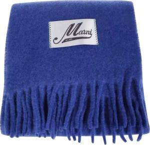 Marni Tücher & Schals - Fringed Blue Scarf With Soft Textured Finish - Gr. unisize - in Blau - für Damen
