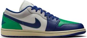 Jordan 1 Low Herren Sneaker - Weiß - Größe 45 - Leder