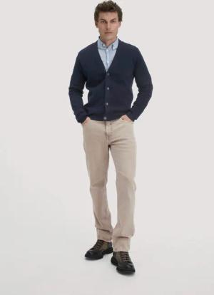 hessnatur Herren Jeans BEN Regular Straight aus Bio-Denim mit Hanf - beige - Größe 32/30