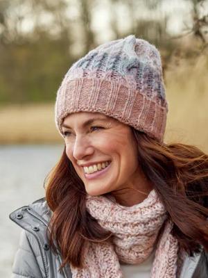 Strickmütze Zopfmuster