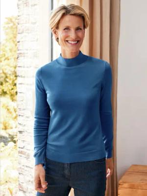 Stehkragen-Pullover Supersoft