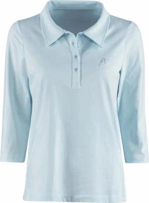 Jersey Polo mit Strassbesatz