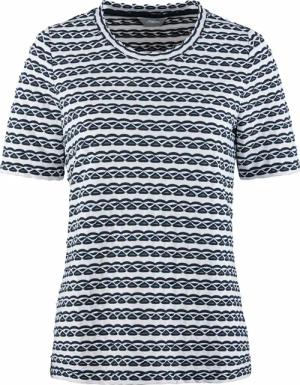 Struktur-Shirt Streifen