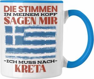 Trendation Tasse Kreta Tasse Urlaub Heimat