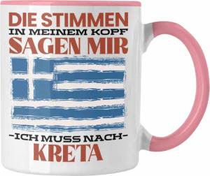 Trendation Tasse Kreta Tasse Urlaub Heimat