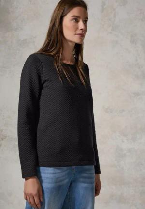 CECIL Langarmshirt mit Rundhalsausschnitt