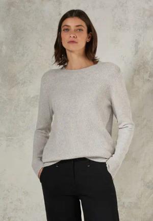 CECIL Strickpullover aus Baumwolle mit Stretchanteil