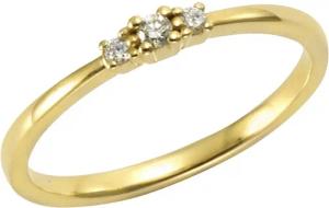 Orolino Fingerring Gold 585 mit 3x