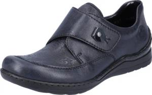 Rieker Klettschuh mit dezentem Paisley-Muster