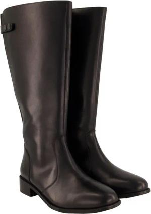 Ulla Popken Lederstiefel XL-Schaft Elastikeinsatz Weite
