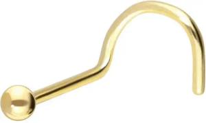 PIERCINGLINE Nasenpiercing 14/18 Karat Gold Nasenstecker