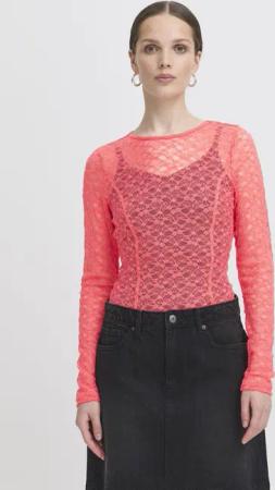Ichi Langarmshirt IXLACEY Modernes Oberteil mit
