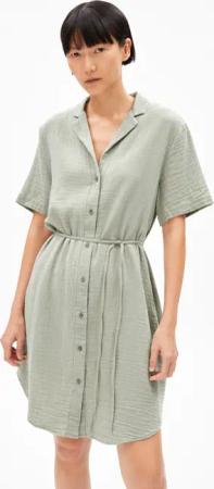 Armedangels Jerseykleid MABELAA MUSSELIN Webkleid aus