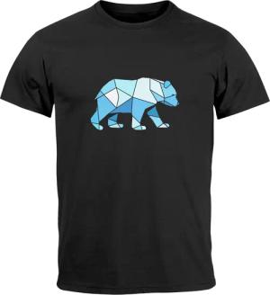 Neverless Print-Shirt Herren T-Shirt Polygon Grafik