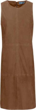 Brigitte von Schönfels Midikleid Kurzes Lederkleid