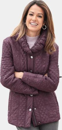 GOLDNER Kurzmantel Jacke mit attraktivem Stepp-Mustermix