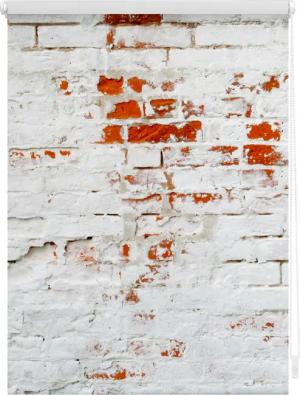 Seitenzugrollo Klemmfix Motiv Mauer, LICHTBLICK ORIGINAL,