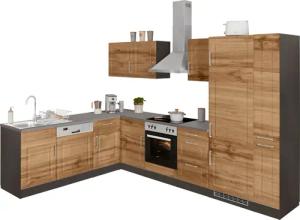 KOCHSTATION Winkelküche KS-Stockholm, Stellbreite 220/310 cm,