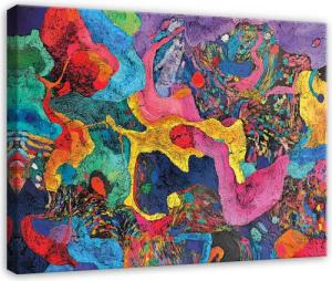 Wallarena Leinwandbild Abstrakt Bunt Kunst Modern