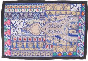 Guru-Shop Wandteppich Indischer Wandteppich Patchwork.., Höhe: