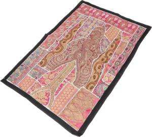 Guru-Shop Wandteppich Indischer Wandteppich Patchwork.., Höhe: