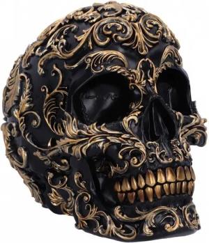 Horror-Shop Dekoobjekt Renaissance Totenkopf Black &