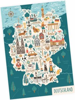 nikima Poster Deutschland, Deutschland, Kinder Lernposter